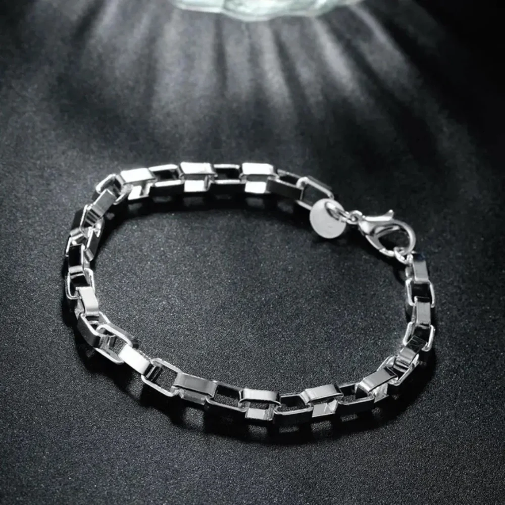 NWT 925 STERLING SILVER BRACELET And NECKLACE SET - Picture 5 of 6